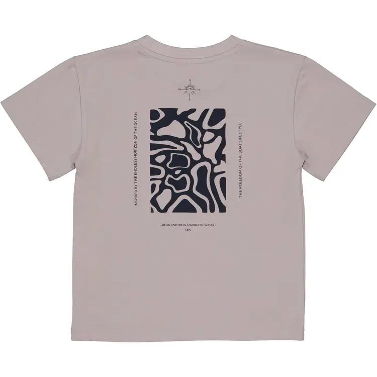 LEVV Shirt Bartu - Purple Grey