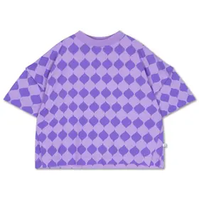 Repose Folded Pleat Tee - Soft Harlequin
