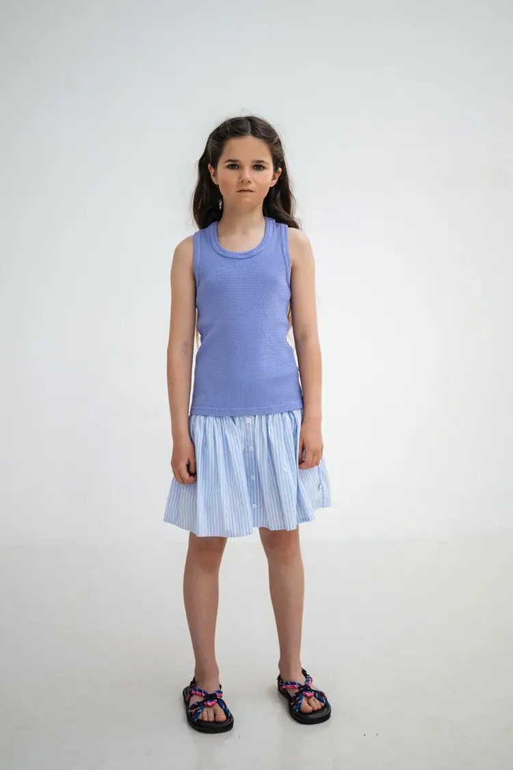 Repose Slim Singlet - Glacier Bloom