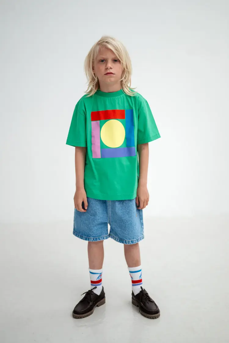 Repose Tee Shirt - Jumping Jade