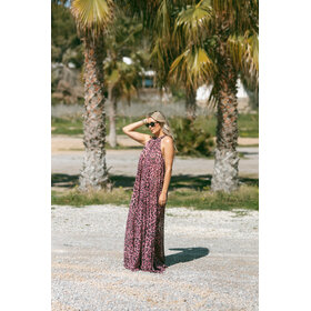Bolina Island Sueno Dress - Pink Leopard