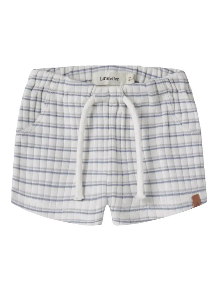 Lil'Atelier Baby Haldur Loose Short - Dusty Blue