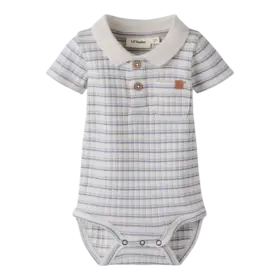 Lil'Atelier Baby Haldur slim body - Dusty Blue