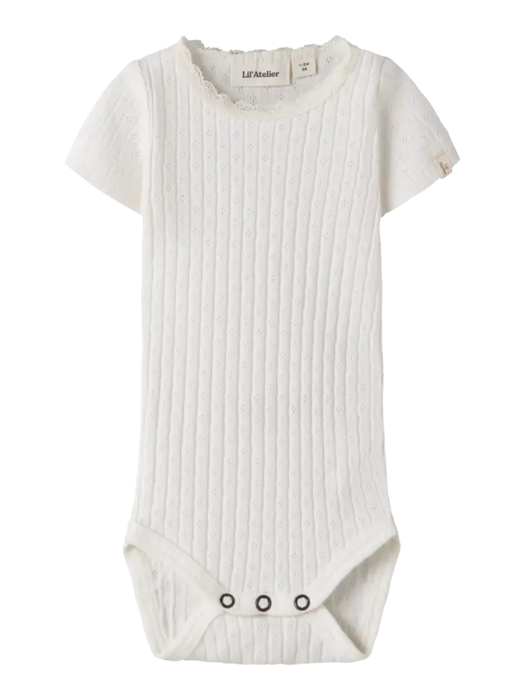 Lil'Atelier Baby Haldis SS Slim Body - Coconut Milk
