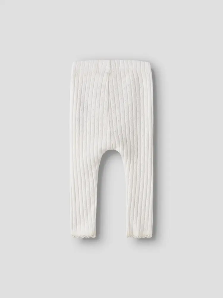 Lil'Atelier Baby Haldis Slim Legging - Coconut Milk