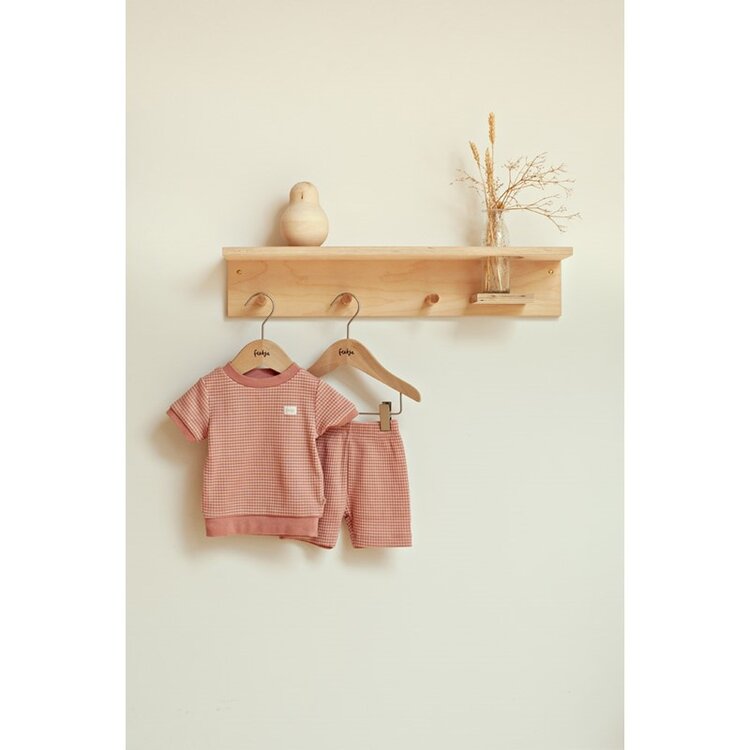Feetje Shortama wafel - Summer Special - Mauve