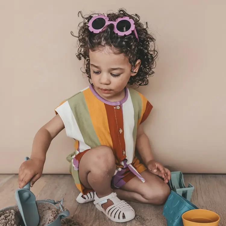 Salted Stories Solid Flower sunglasses - Dusky Orchid