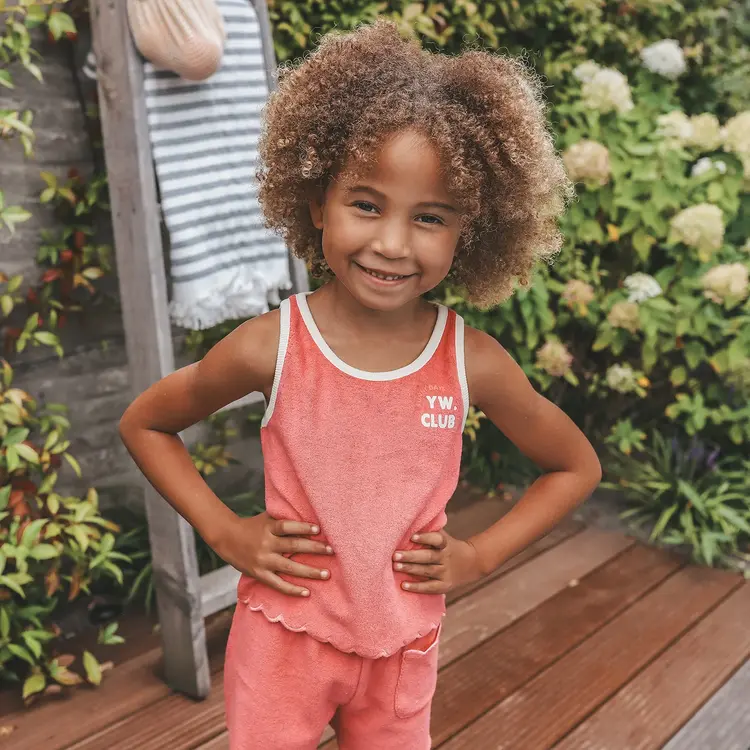 YourWishes Terry Singlet - Rapture Rose