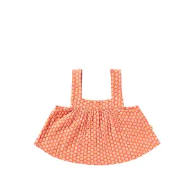 YourWishes Broderie Summer Top - Coral