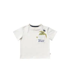 YourWishes Take It Slow Oversized Tee - Antique White