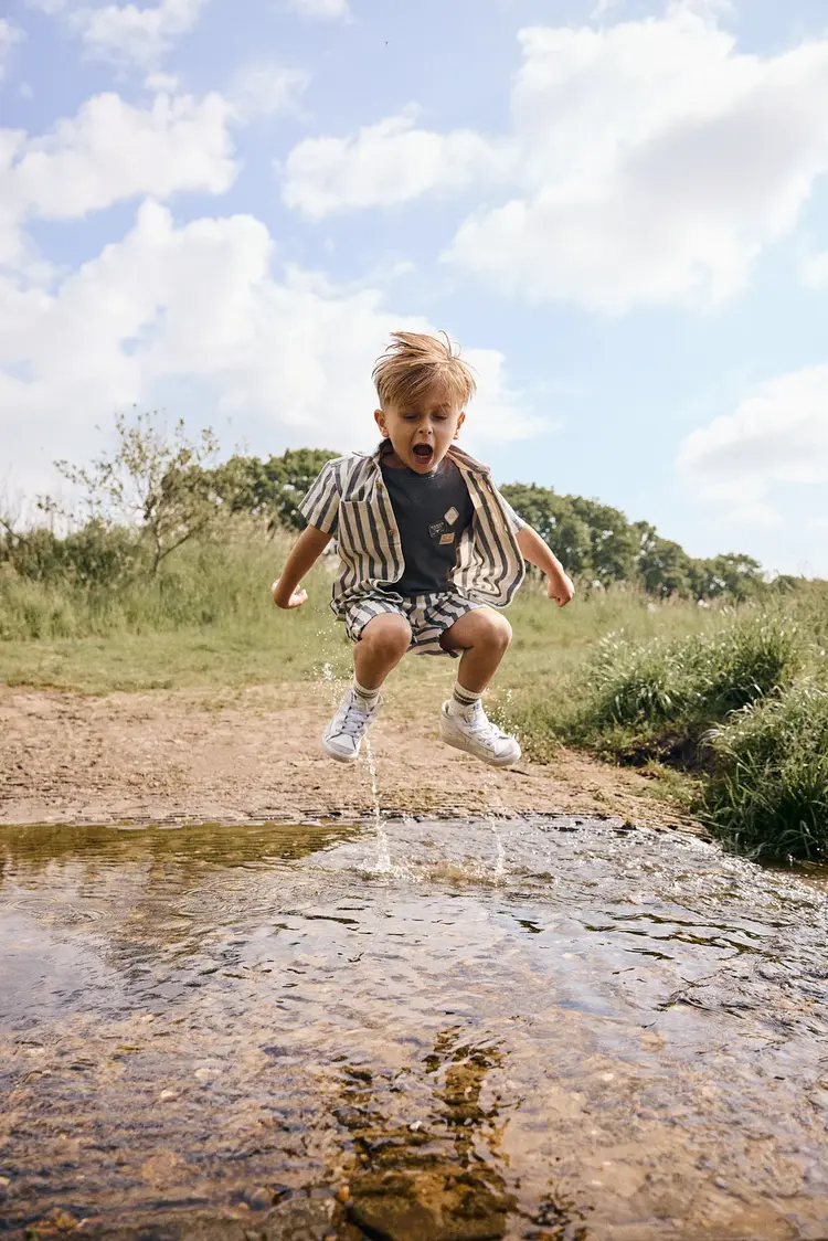 Daily7 T-shirt Basic Badge - Thunderstorm