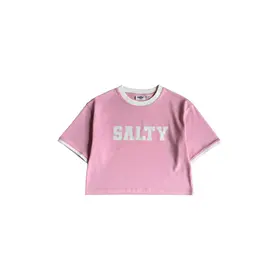Salty Stitch Salty cropped tee - Pink