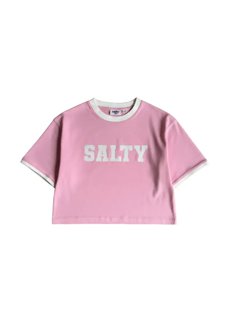 Salty Stitch Salty cropped tee - Pink