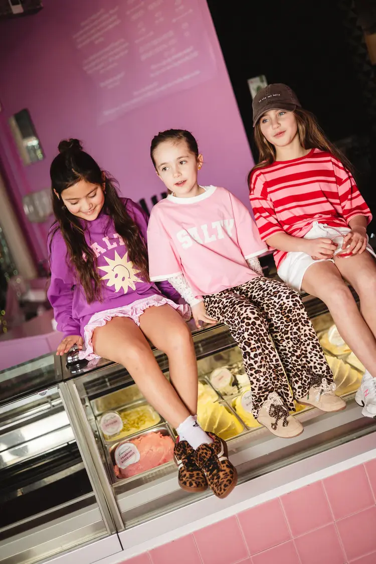 Salty Stitch Salty cropped tee - Pink