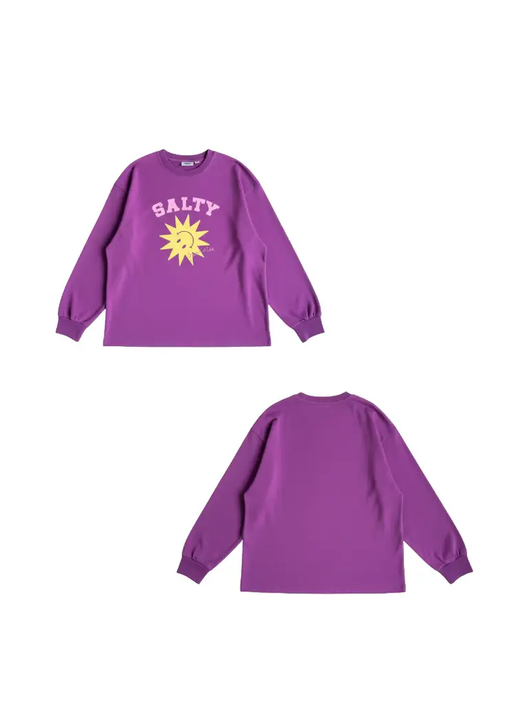 Salty Stitch Salty Sun skater tee - Purple