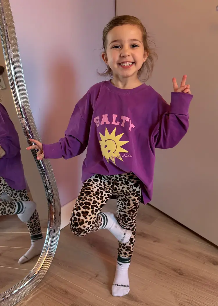 Salty Stitch Salty Sun skater tee - Purple