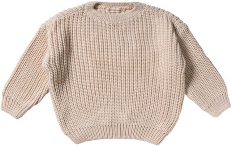 YourWishes Chunky Knit Sweater - Sand