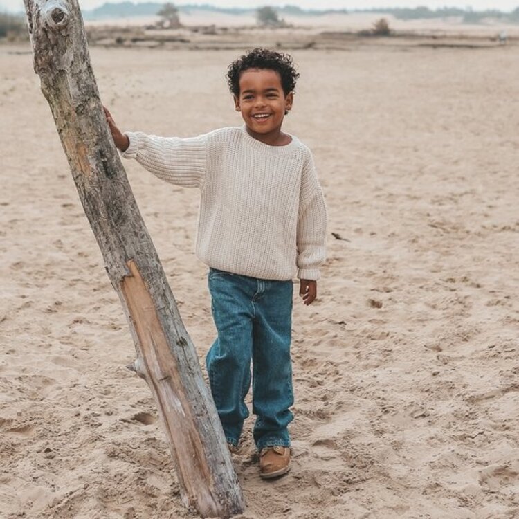 YourWishes Chunky Knit Sweater - Sand