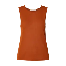 Selected Sus Knit Top Noos - Potters Clay