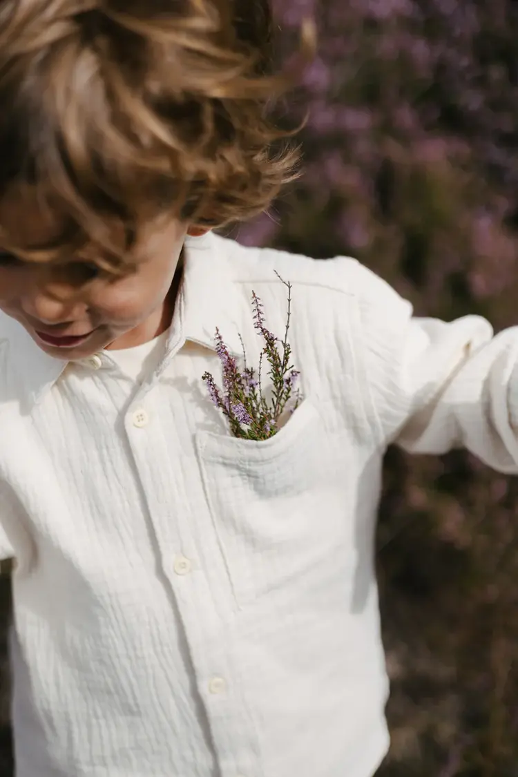 LEVV Shirt Bor - Light Grey