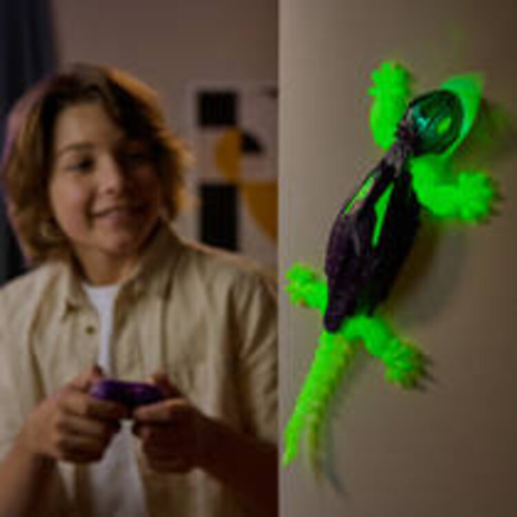 HexBots Wall Crawler Gecko - Glow in the dark