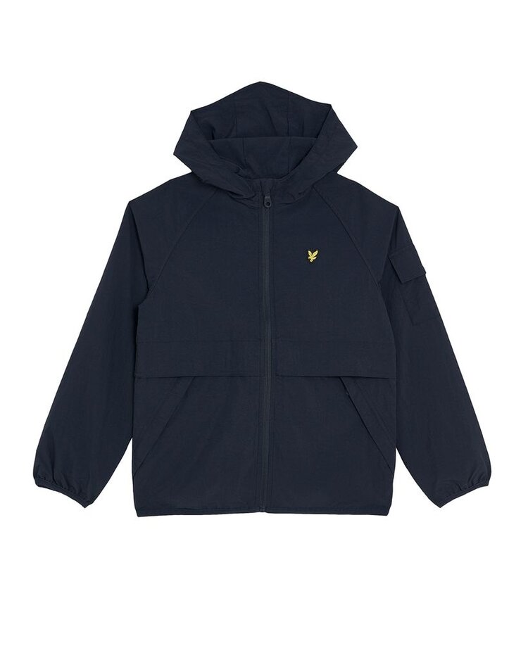Lyle & Scott Hooded Windbreaker Jacket - Dark Navy