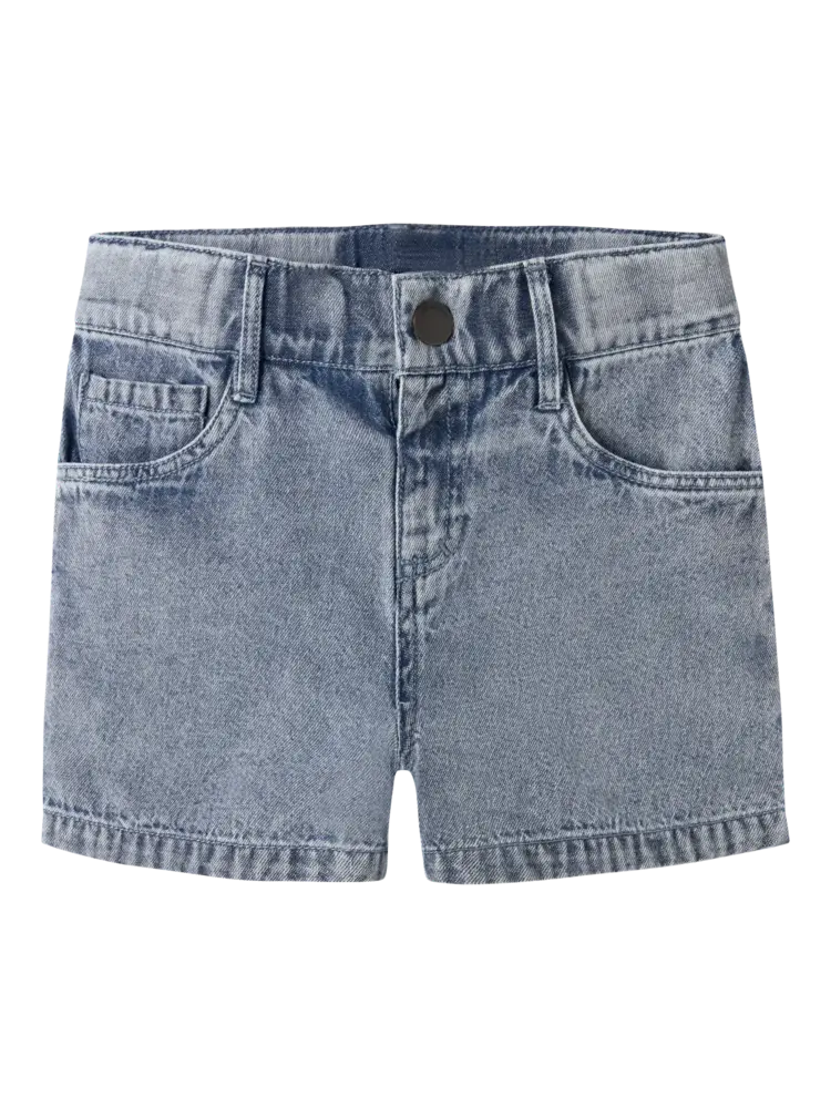 Lil'Atelier Funda Loose Shorts - Medium Denim Blue