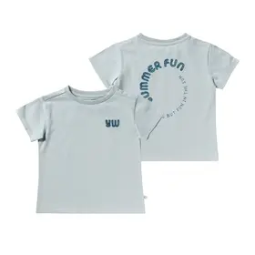 YourWishes Summer Fun Relaxed Tee - Cloud Blue