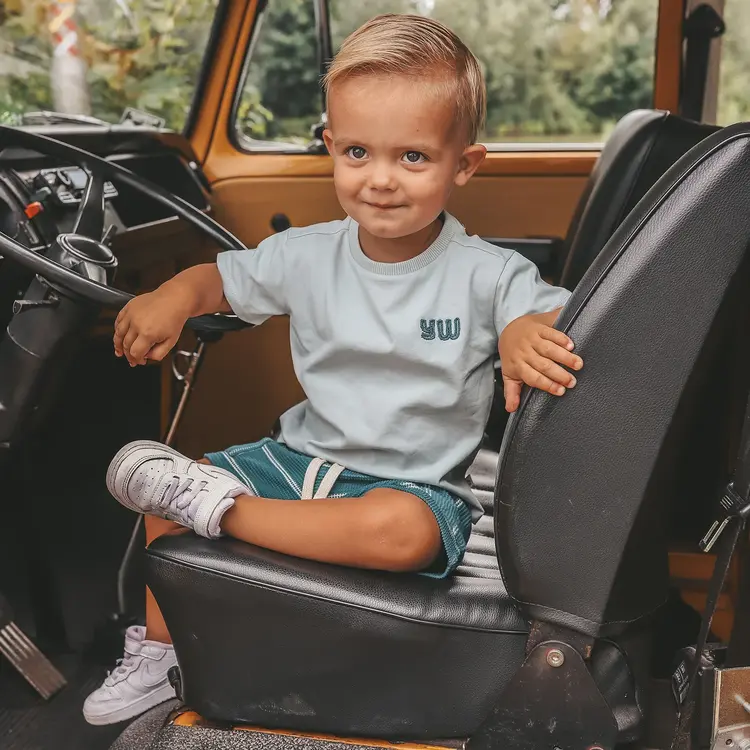 YourWishes Summer Fun Relaxed Tee - Cloud Blue