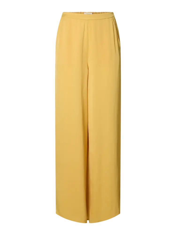 Selected Laura Slit Pant - Ochre