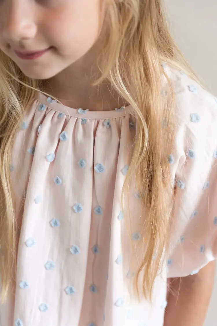 Jenest Bella Balloon Dress - Blossom Rose