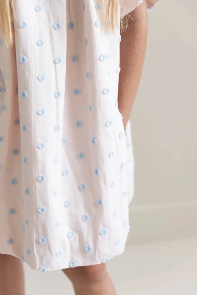 Jenest Bella Balloon Dress - Blossom Rose