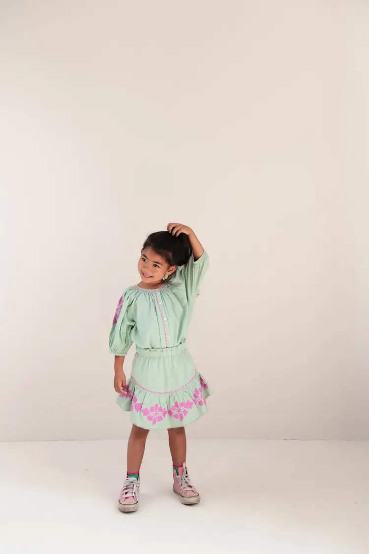 Jenest Cecile Skirt - Sage Green