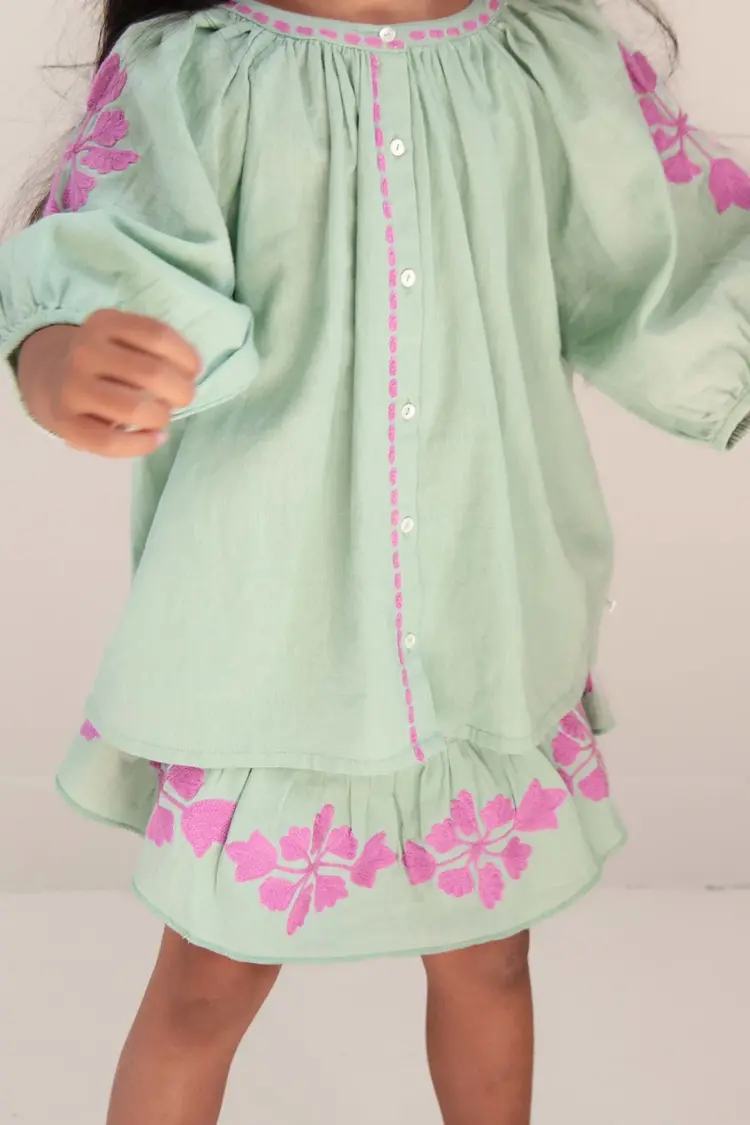 Jenest Cecile Skirt - Sage Green