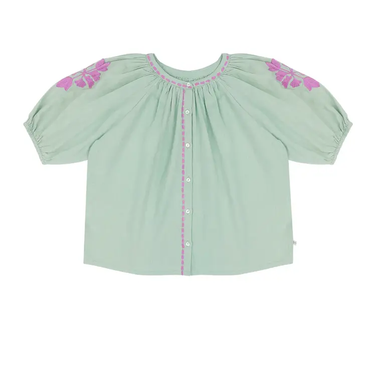 Jenest Colette Blouse - Sage Green