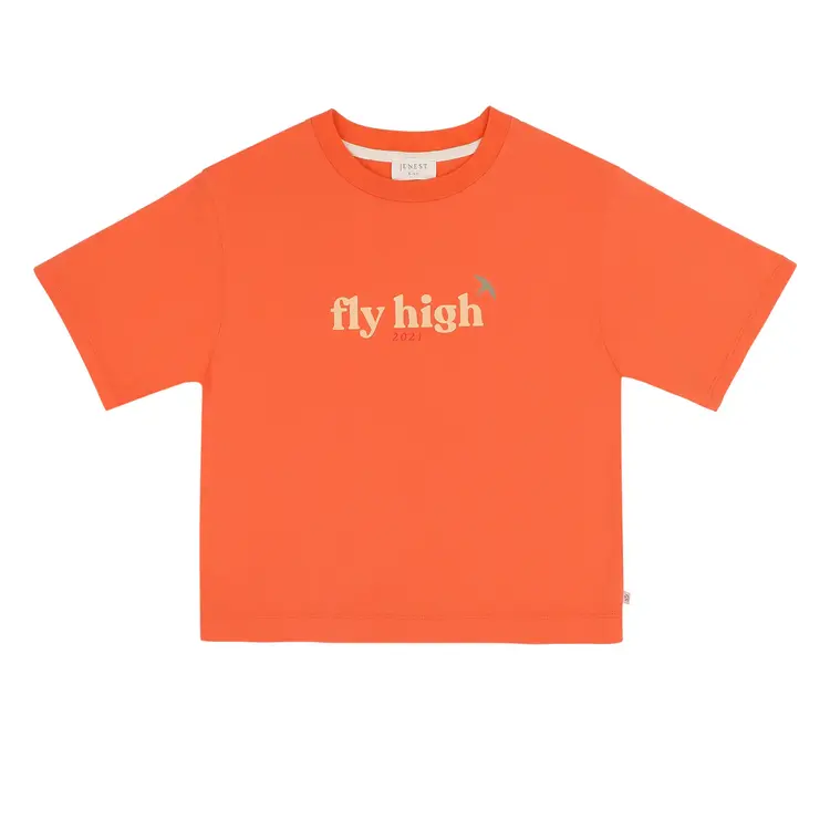 Jenest Mase Tshirt - Coral Orange