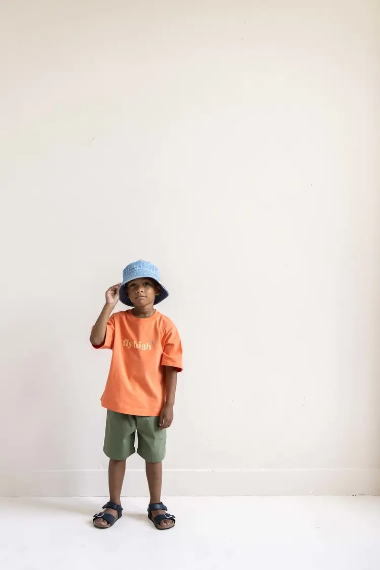 Jenest Mase Tshirt - Coral Orange