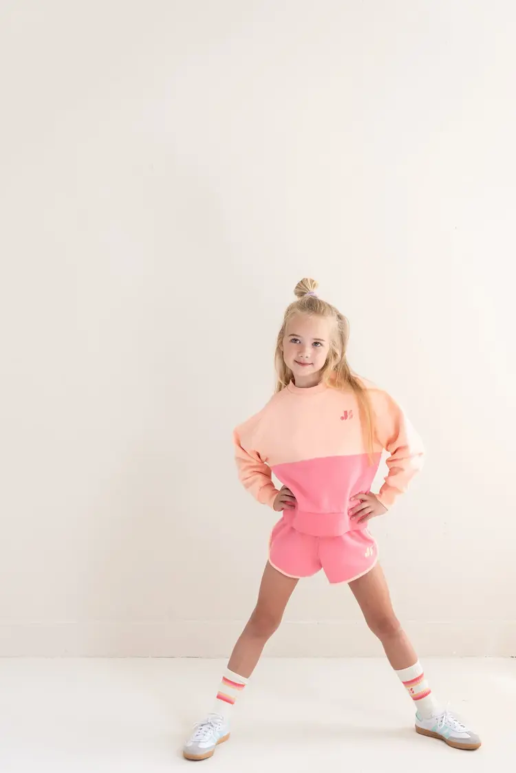 Jenest Sammy Sweater - Peach Orange Fresh Pink