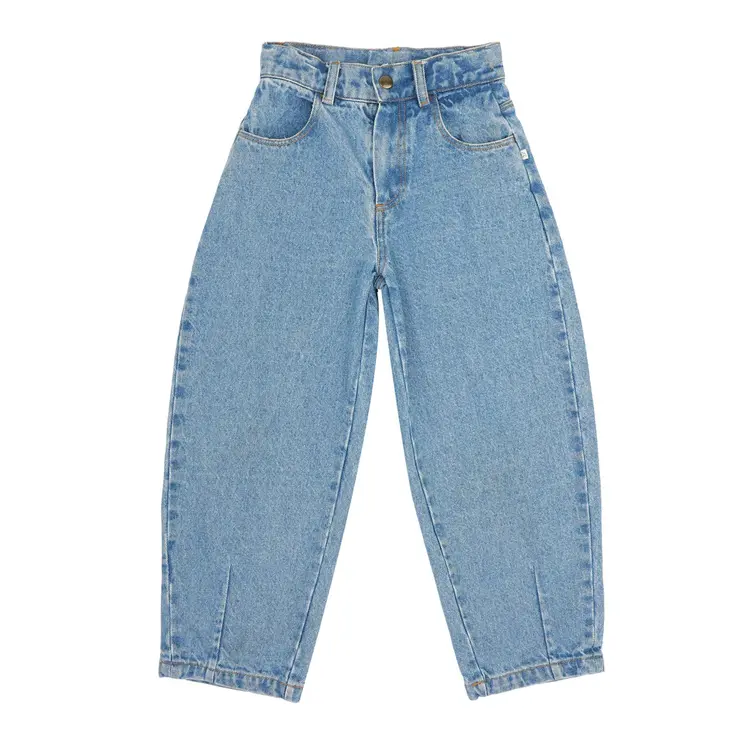 Jenest Balloon Denim Pants - Medium Wash