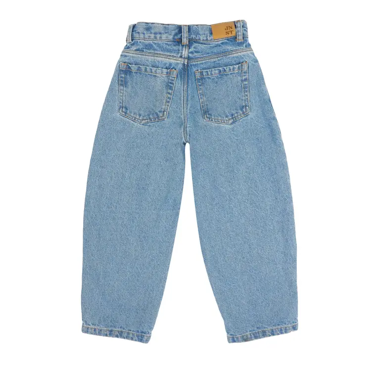 Jenest Balloon Denim Pants - Medium Wash