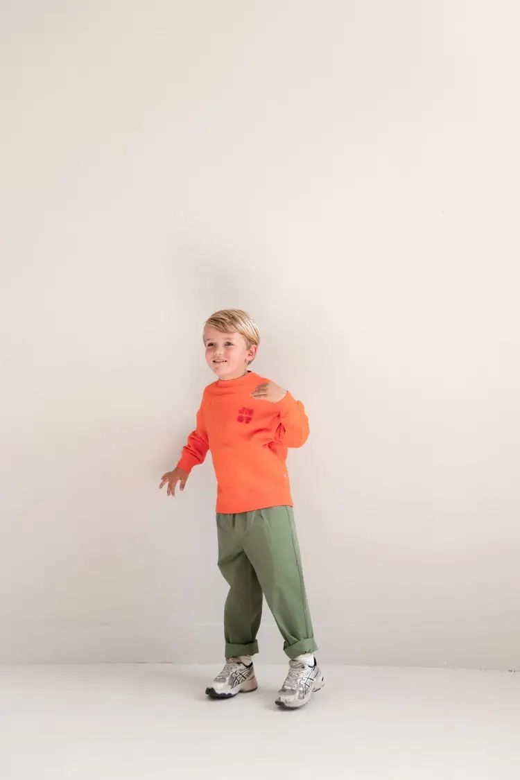 Jenest Bird Sweater - Coral Orange