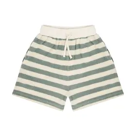 Jenest Robin Shorts - Sage Green Off White Stripe