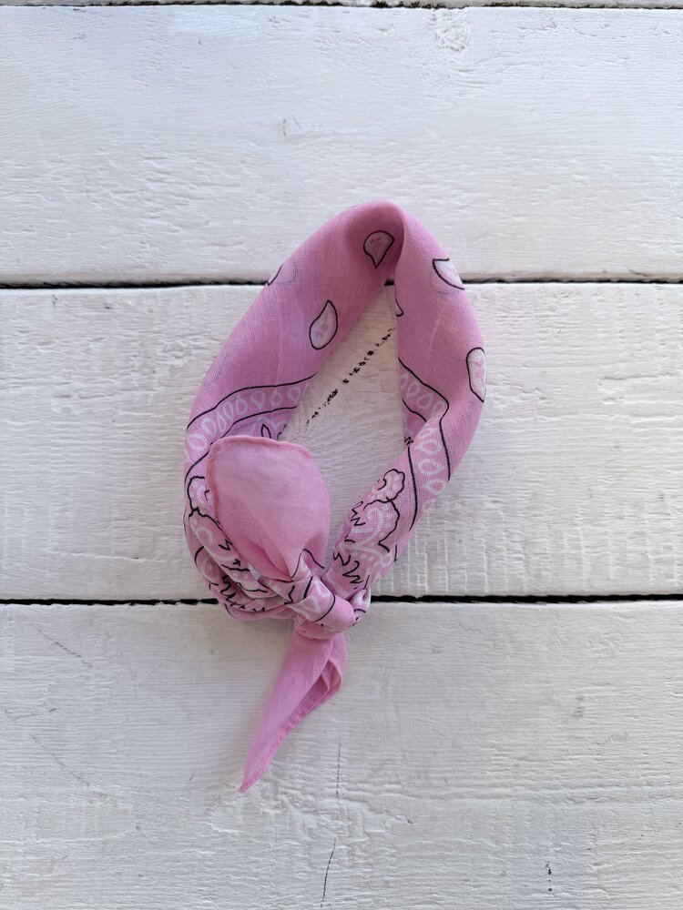 Bandana - licht roze