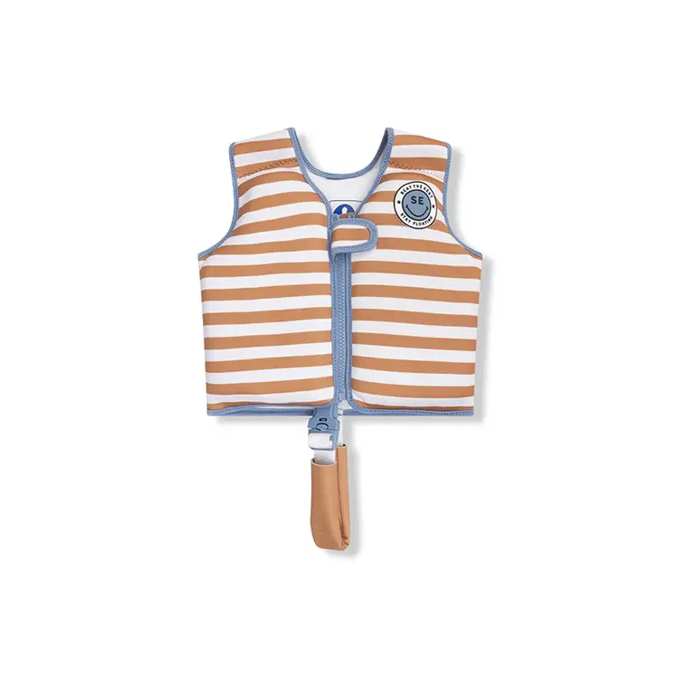 Swim essentials Swim Vest - Brown/White Softlines