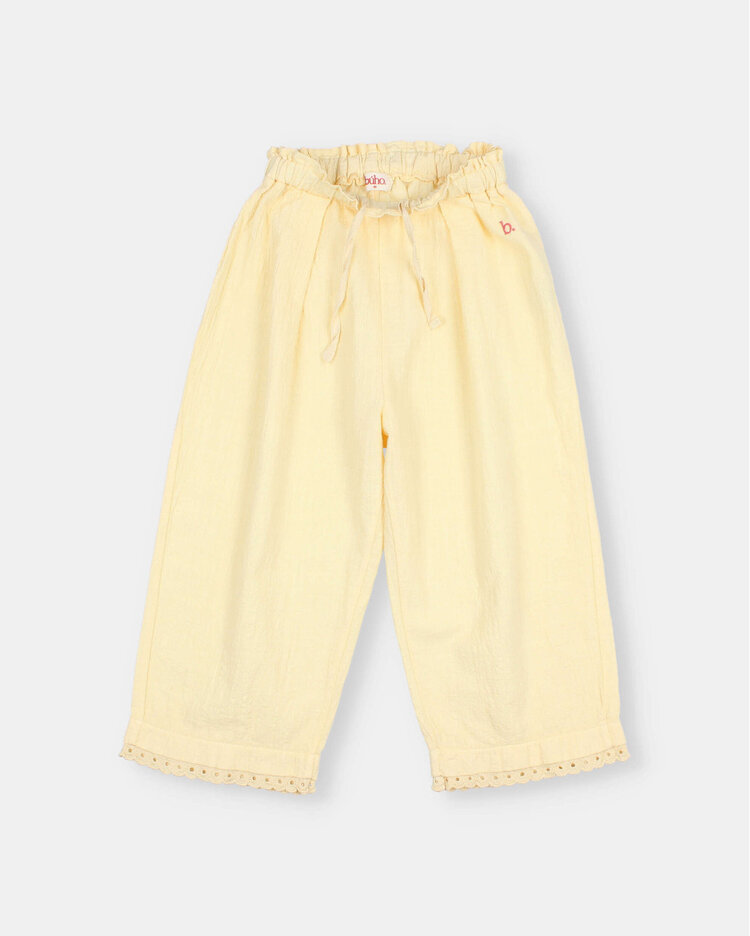 Búho Cotton Lace Pants - Sun