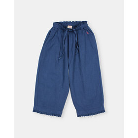 Búho Cotton Lace Pants - Navy