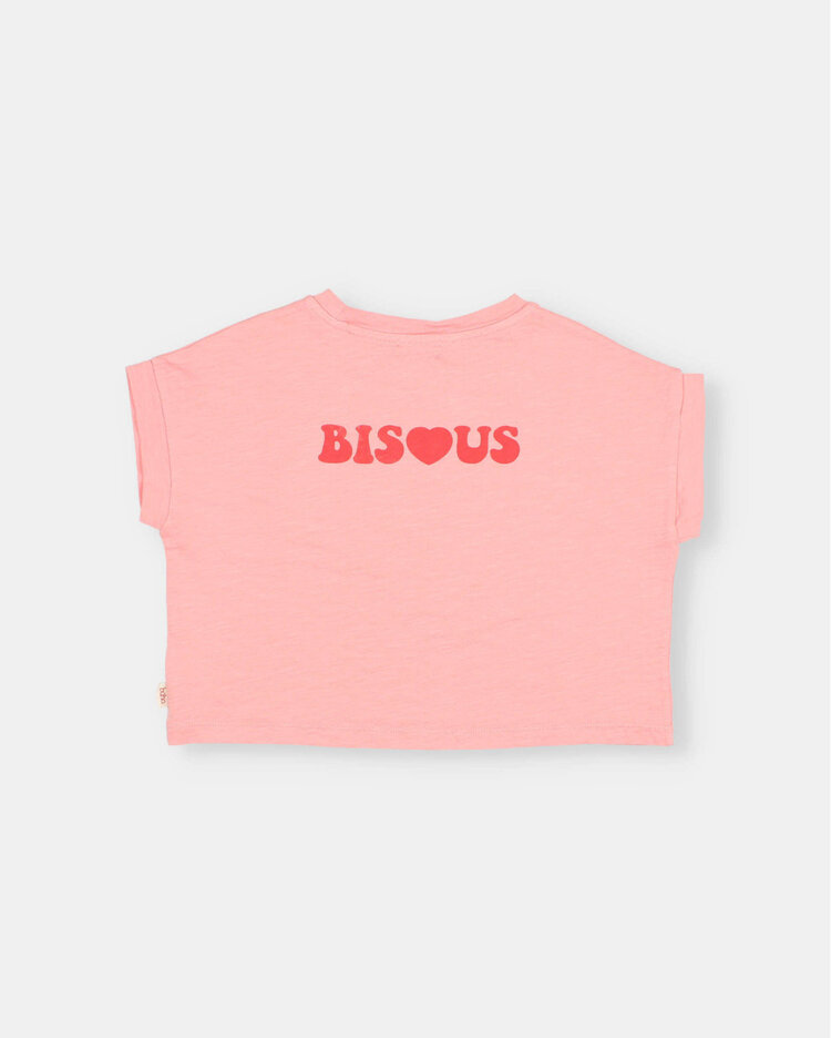 Búho Bisous T-Shirt - Sugar Pink