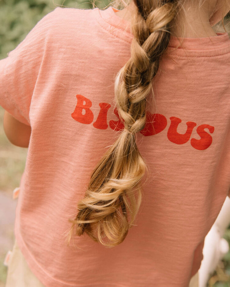Búho Bisous T-Shirt - Sugar Pink
