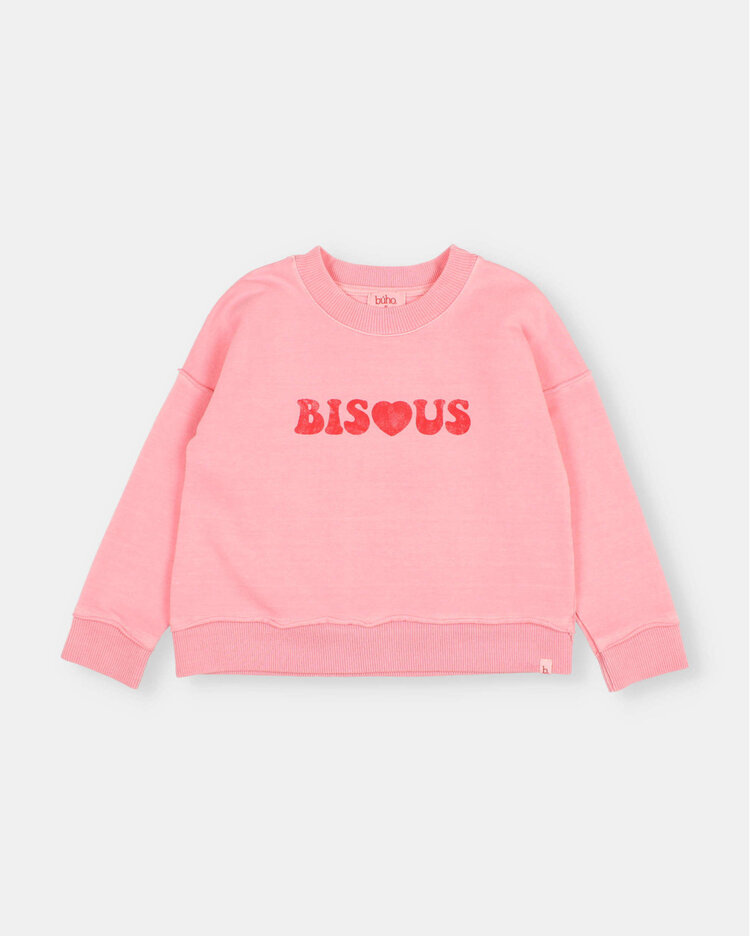 Búho Fleece Girly Sweatshirt - Sugar