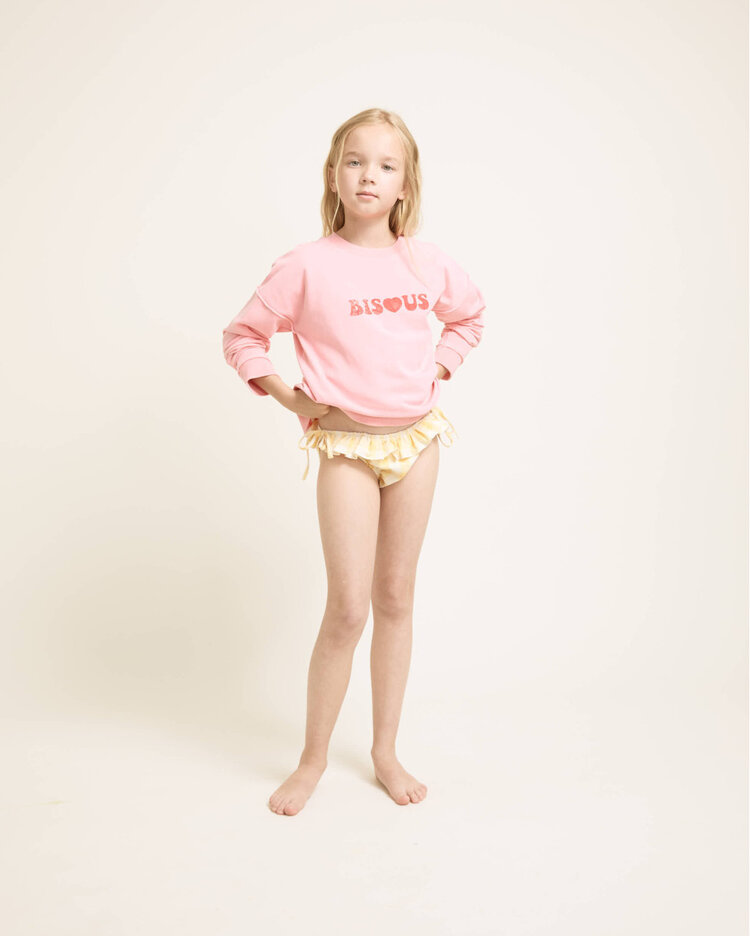 Búho Fleece Girly Sweatshirt - Sugar